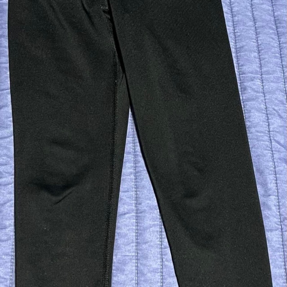 Old Navy Active PowerPress Mid-Rise Go-Dry Leggings Black XS 5 Kids Girls